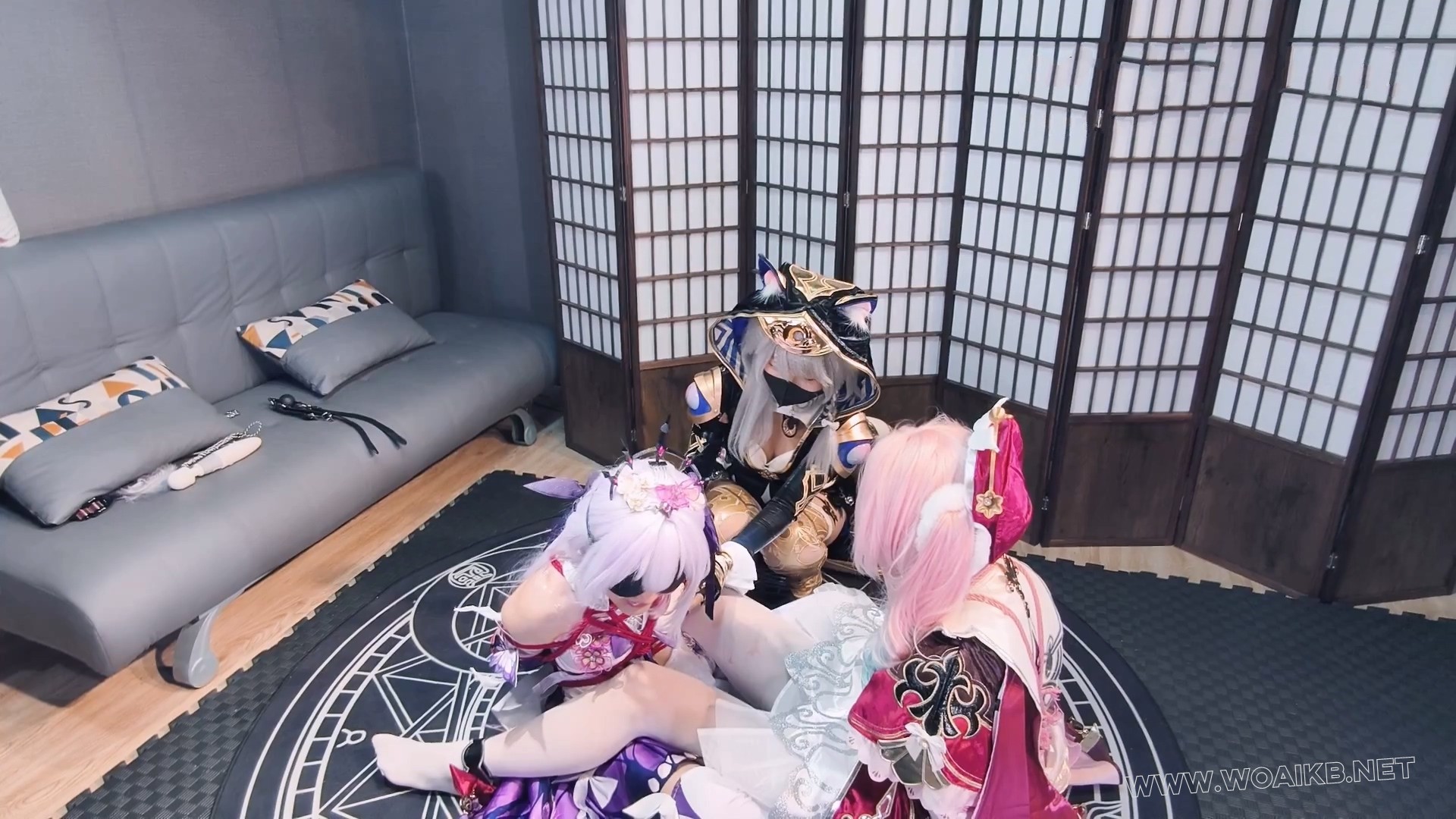 【妙妙X依依X多比】【赛飞儿X暇蝶X风堇 原创TK剧情 三女互玩 tk qg一小时剧情大作！】 预览图 17